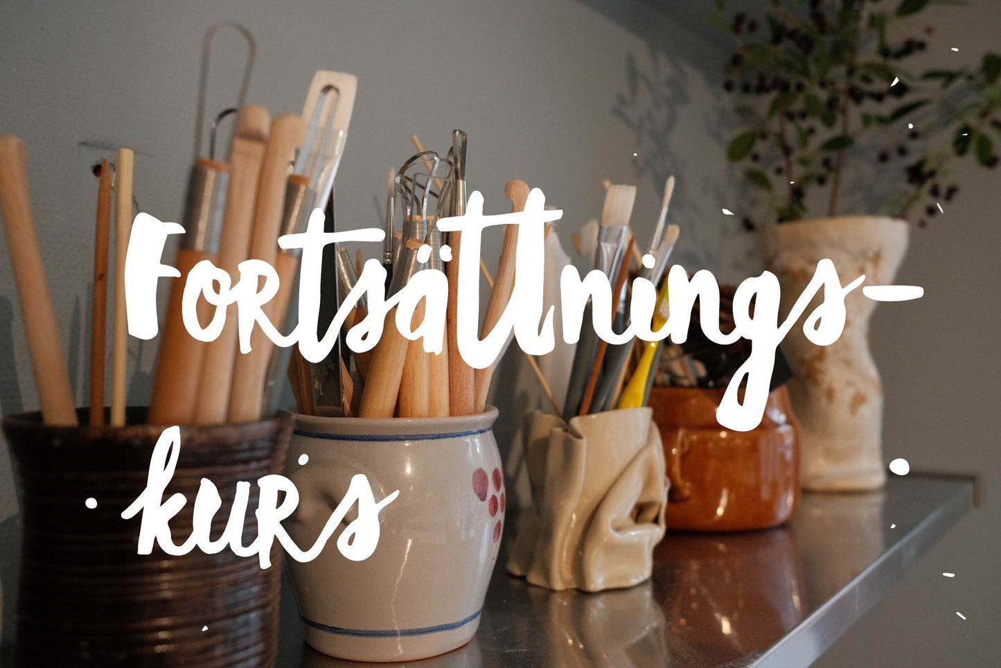 Fortsättningskurs i keramik, start 7 mars